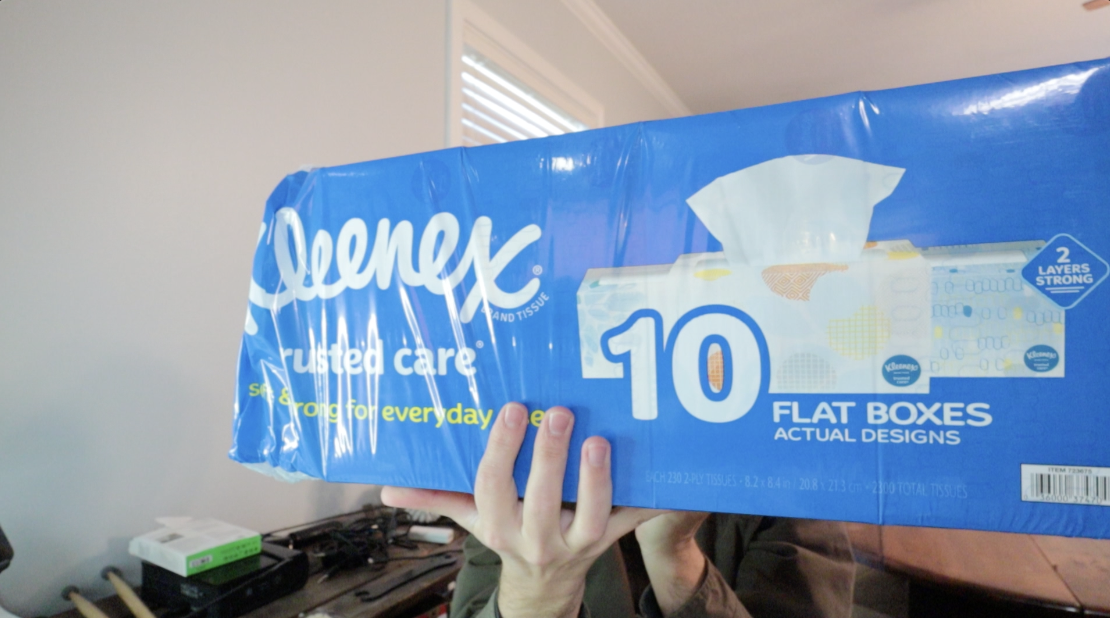 Kleenex 10 Pack Flat Box Facial Tissues