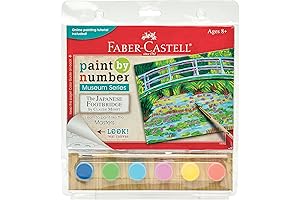 Faber-Castell Design Japanese Footbridge Paint by Number