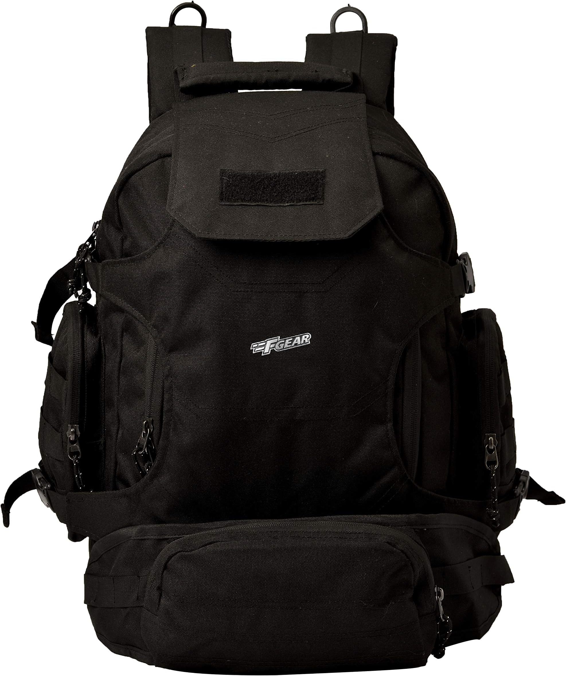 Ambush 32L Medium Trekking Backpack with Detachable Waist Pouch, Rucksack Bag for Men Women|Water resistant|Light Weight|Hiking Daypack Weekender Camping Outdoor Camps Bag