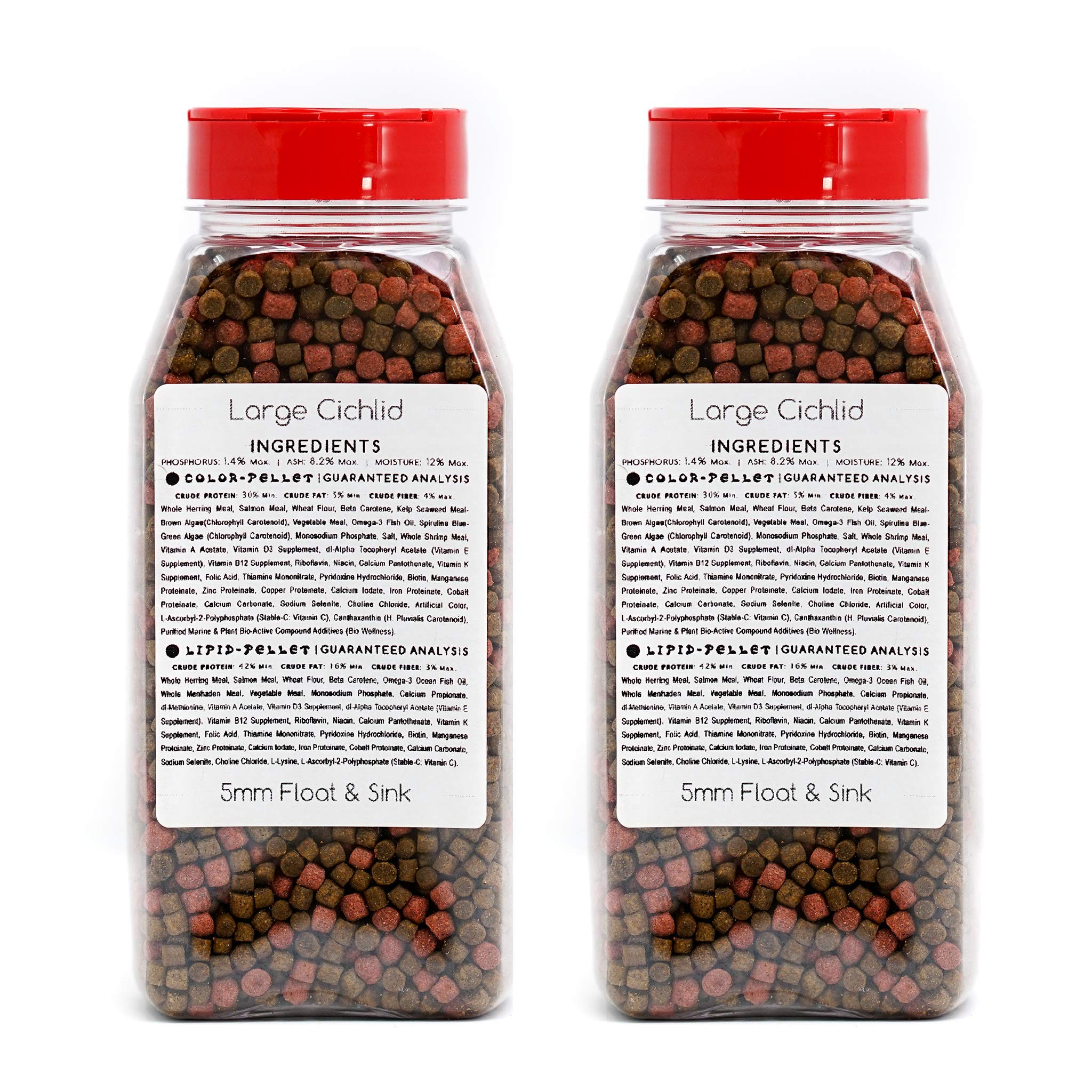 Southern Delight Large Cichlid Fish Food - 2 Pack - 2 1/4 lbs