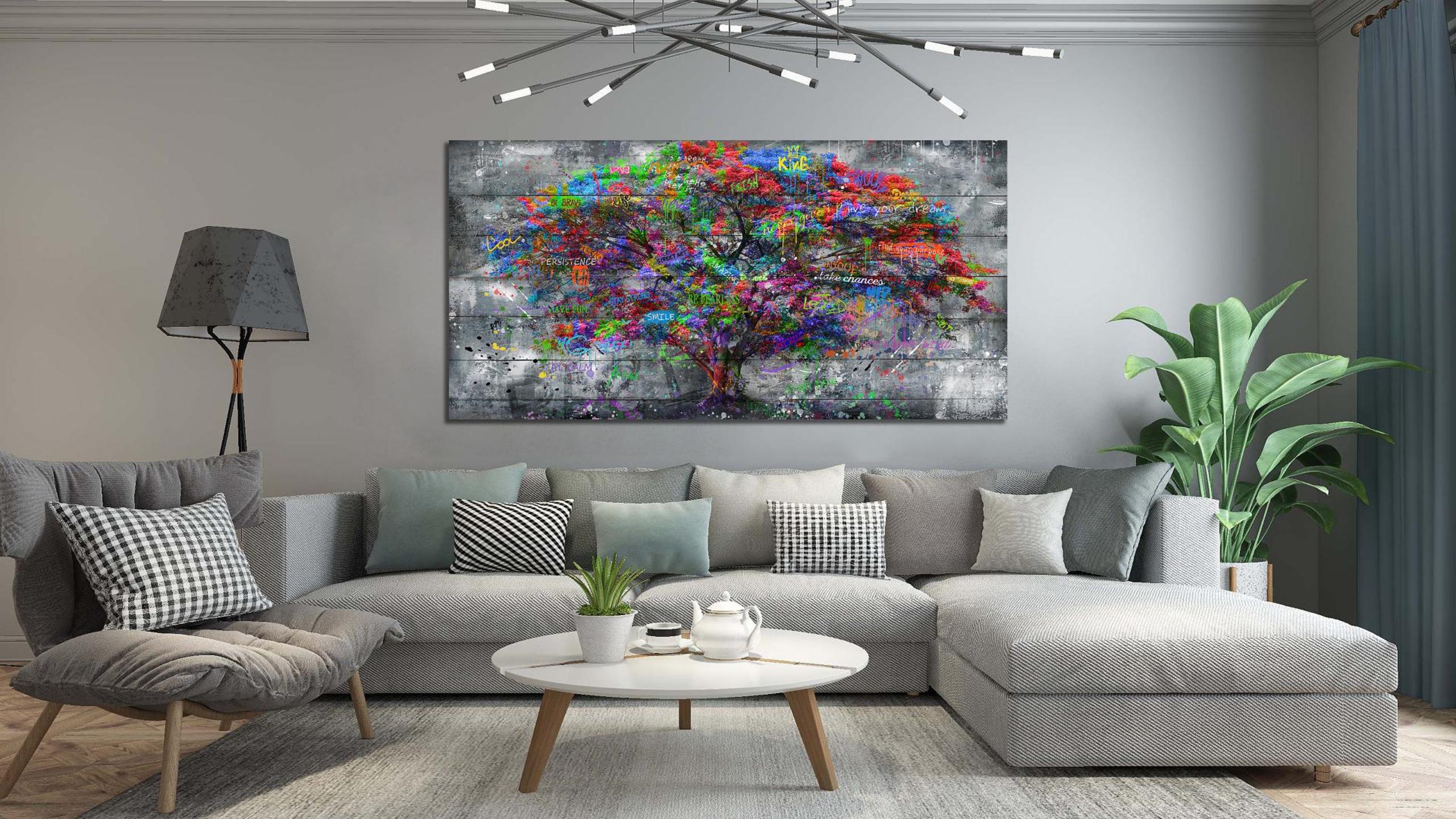 Amazon.com: ZHAOSHOP Tree Wall Art Decor - Graffiti Art Pictures