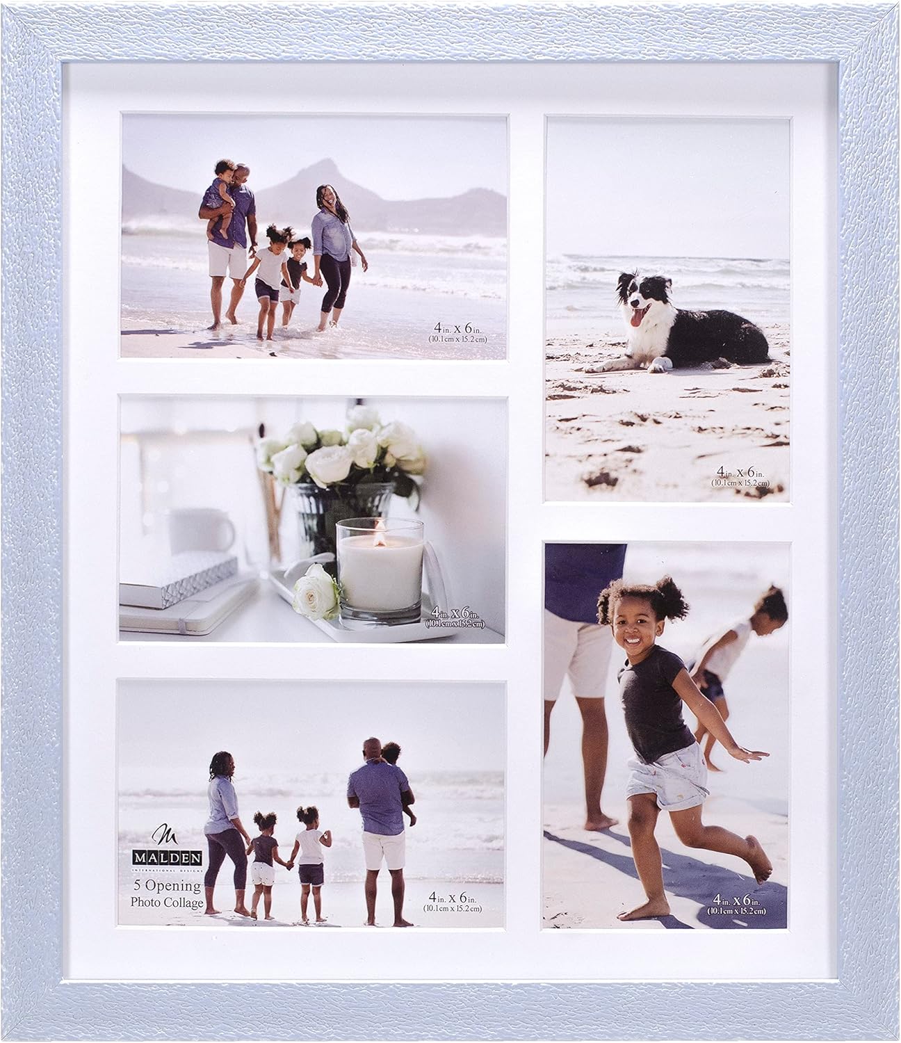 Malden International Designs 5 Opening 4 x 6 inch Matted