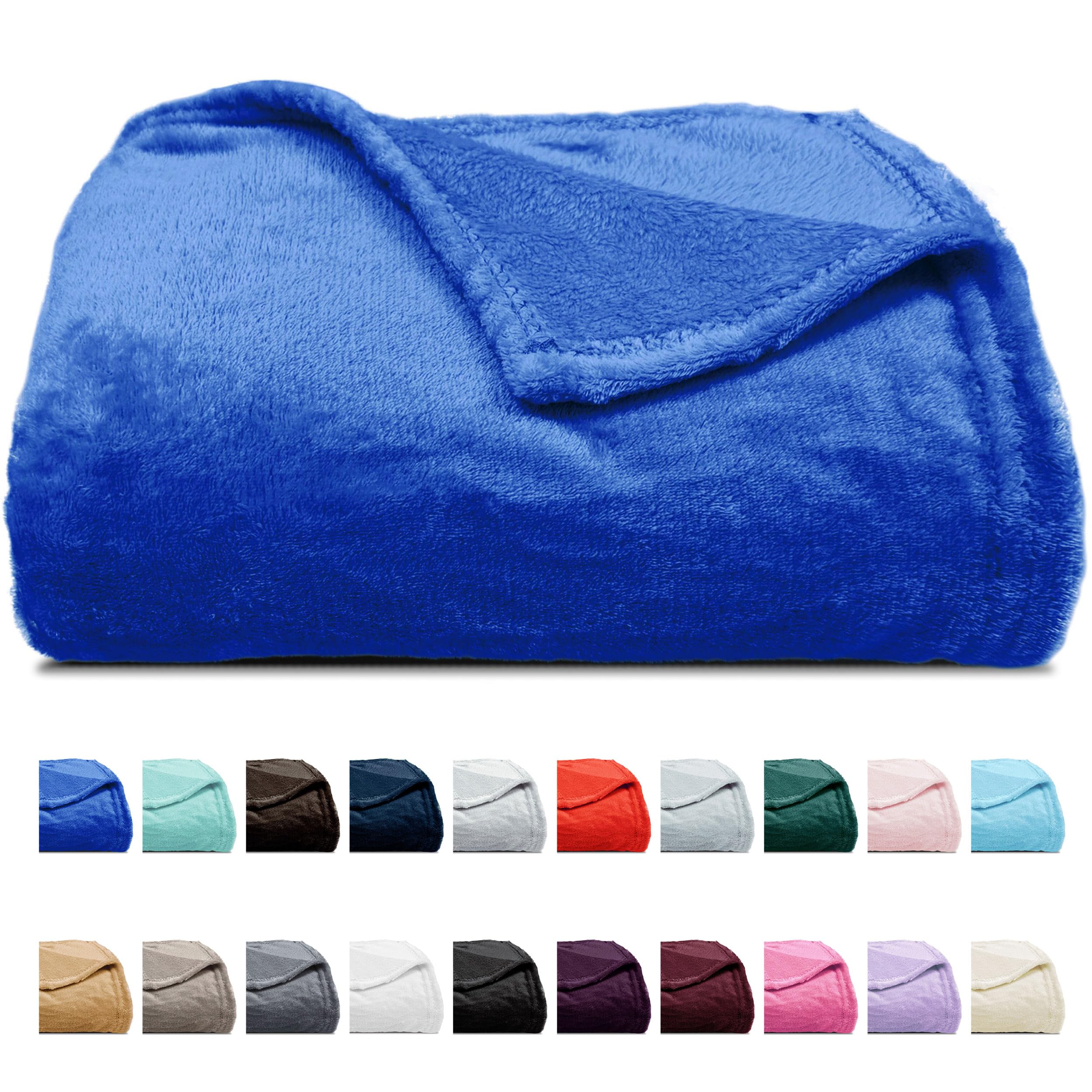 MANEMI - Manta Franela 220 x 240, Manta sofá, Microfibra 100% Poliéster Extra Suave, Manta para Cama, sobre Cama, Plaid