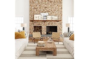 Rugs USA x Lauren Liess Boxelder Checked Cotton Area Rug