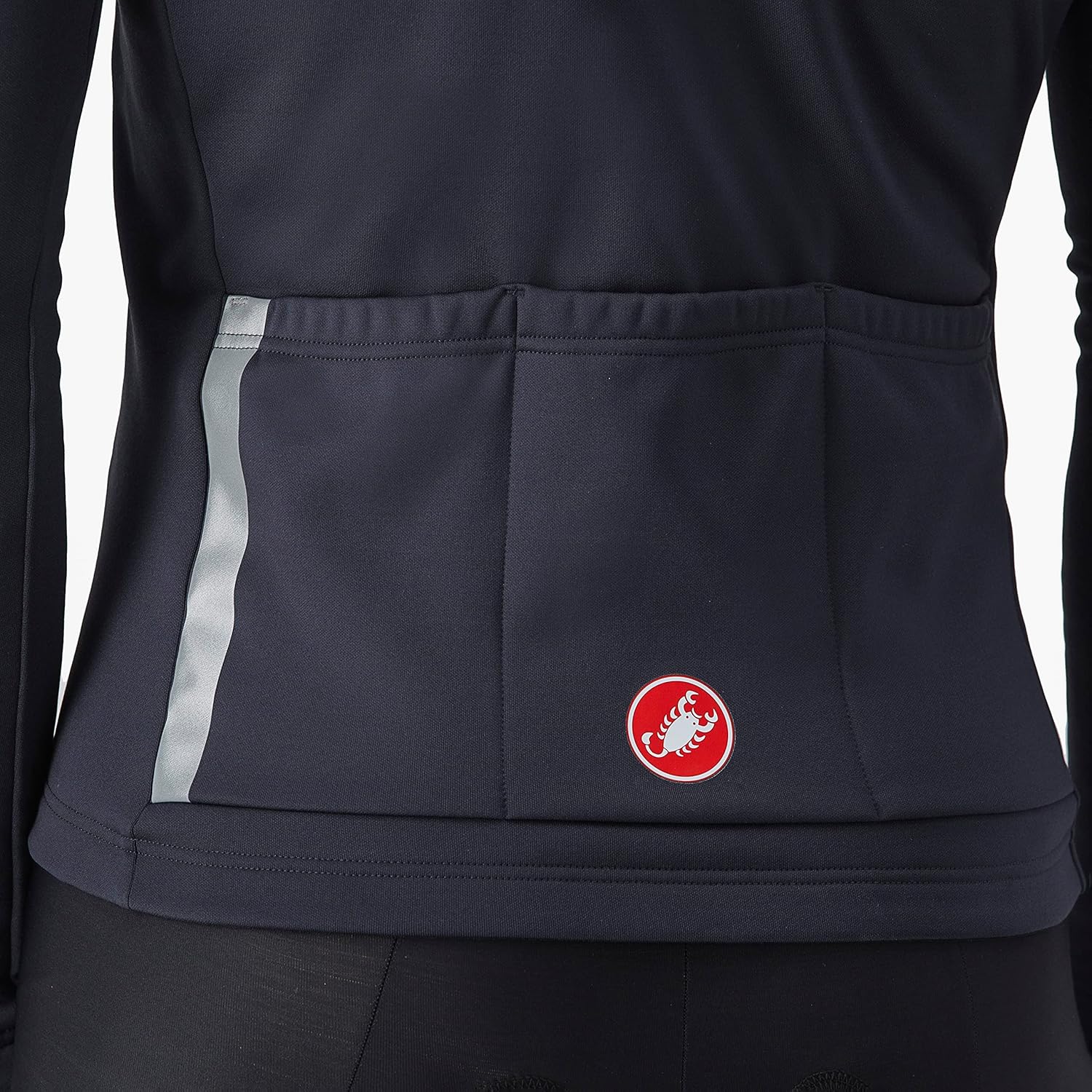 CASTELLI Men's Entrata Thermal Jersey, Long Sleeve Zip Up Fleece Insulated Base Layer for Winter Road Cycling I Gravel Biking - Image 4