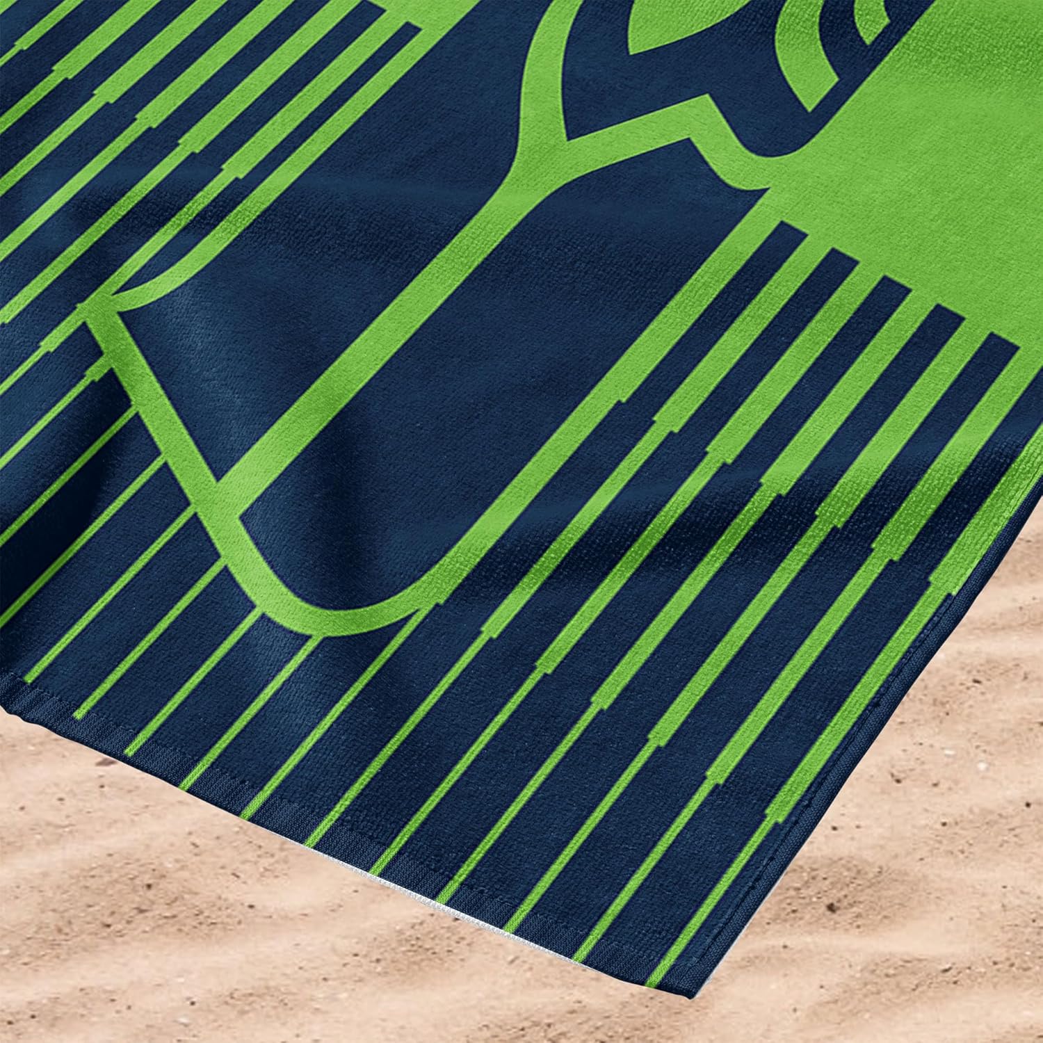 NORTHWEST Seattle Seahawks NFL Progression Jacquard Beach Towel 36 x 72 Inches - Image 5