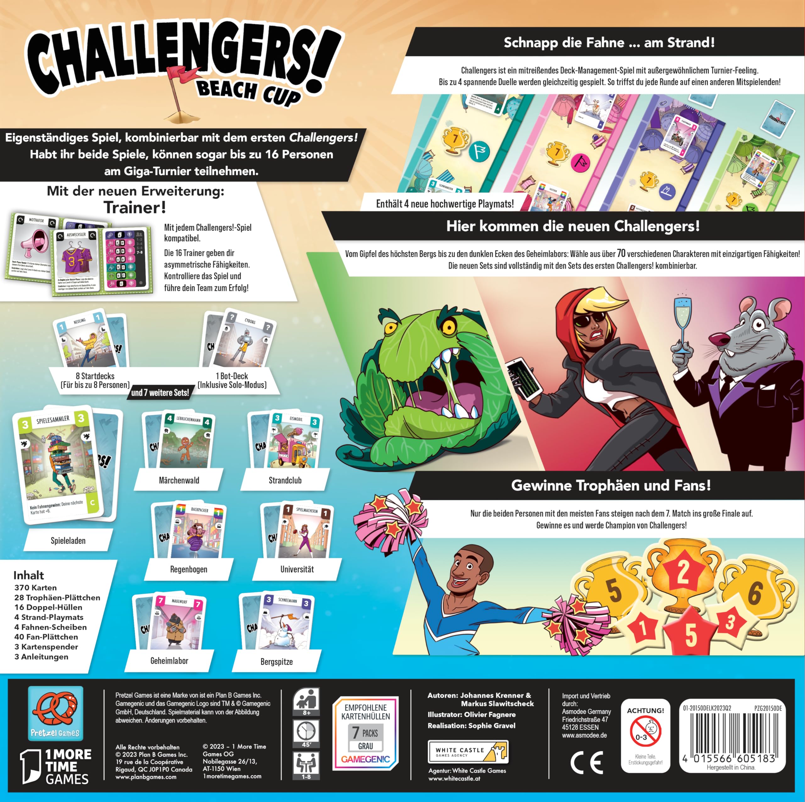 Challengers Beach Cup Gioco, Colore Multi-Colored, PRGD0005 - versione tedesca