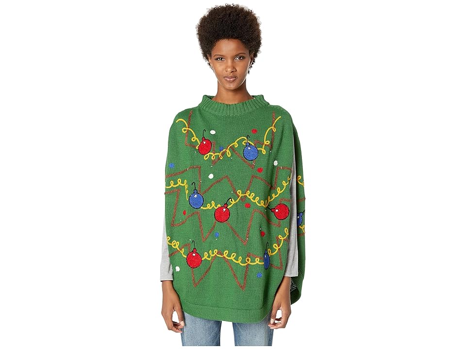 

Whoopi Christmas Tree Skirt Sweater (Multi) Sweater