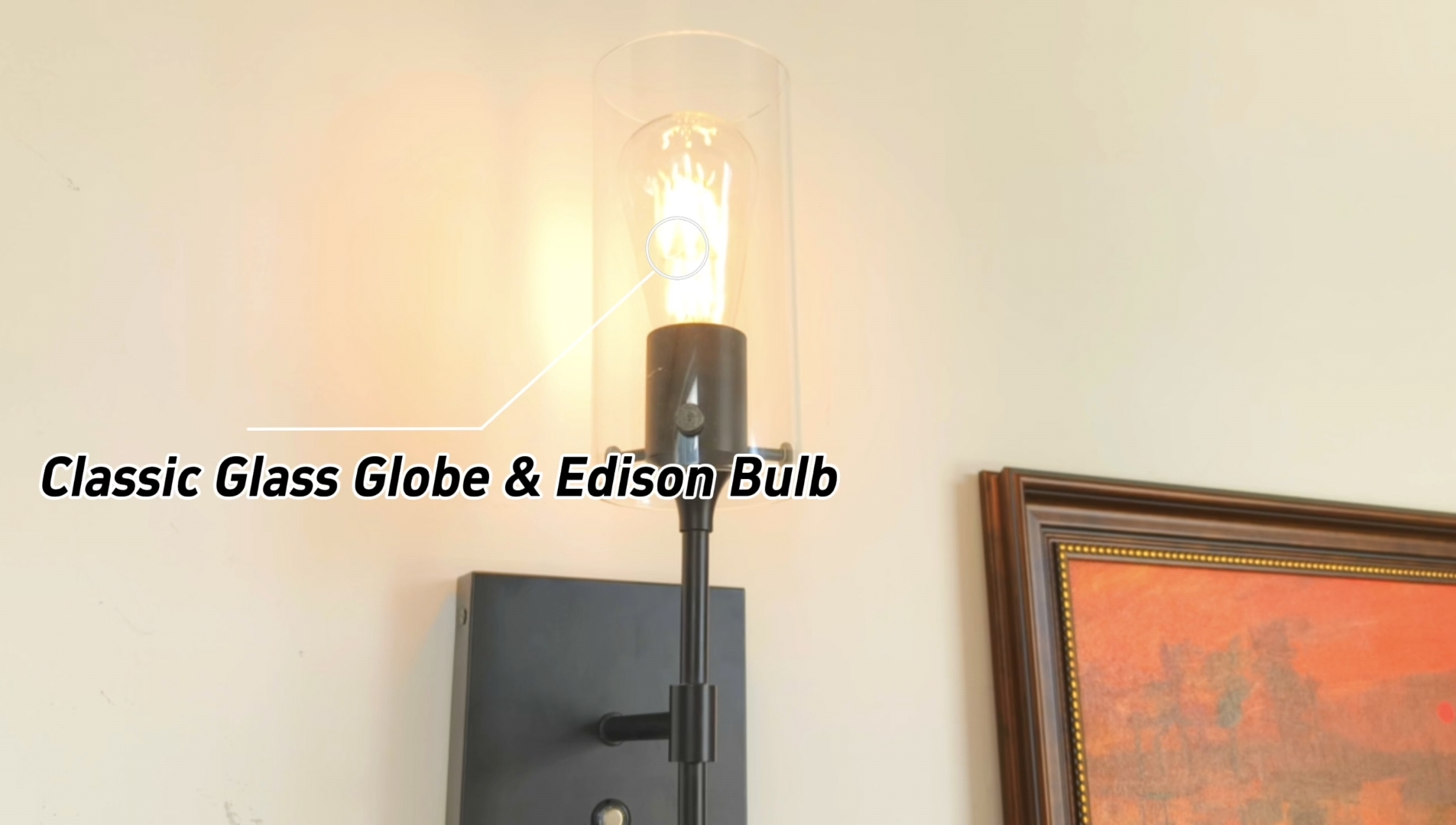 Image of Modern Battery Operated Wall Sconces Set of 2, Wireless Rechargeable Wall Light with Remote Control, Dimmable 3000K /4500K /6000K Cordless Glass Sconce for Bedroom Living Room Bathroom Hallway Entryway