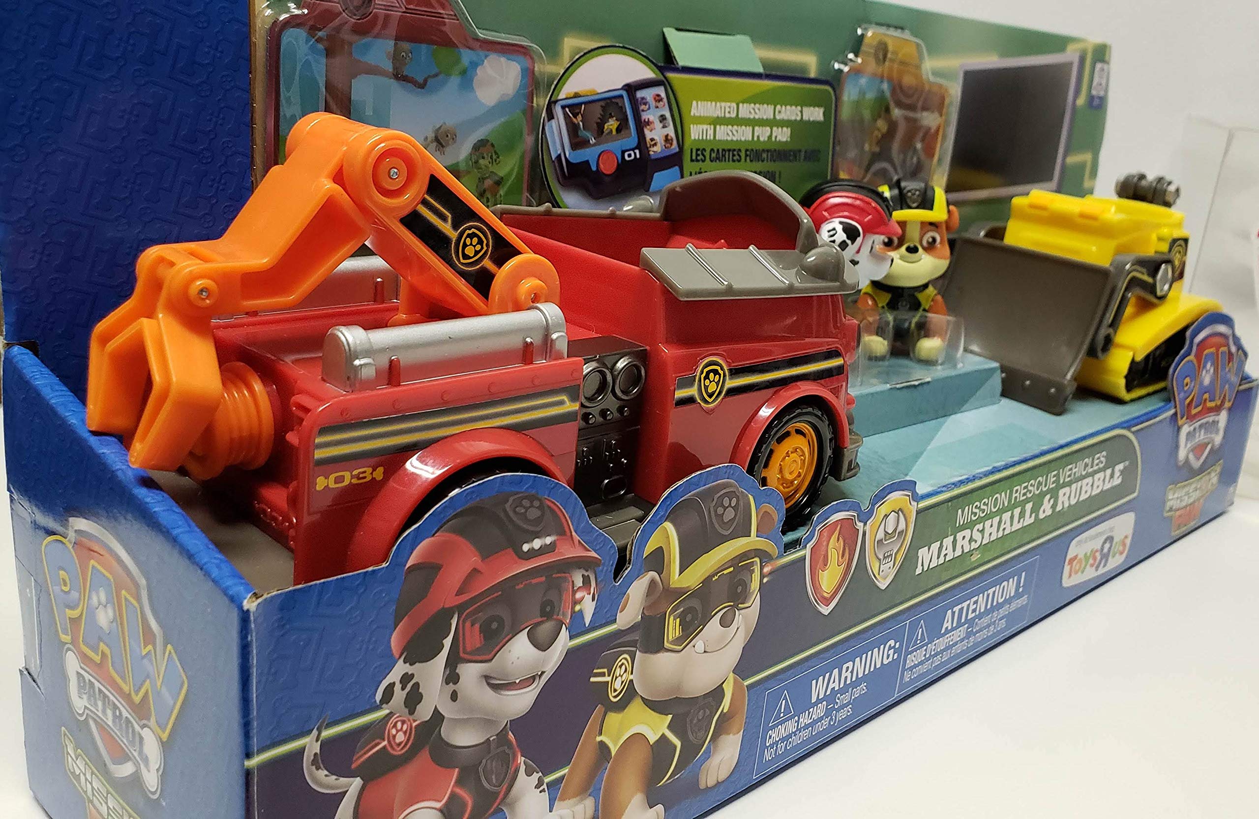 mission rescue vehicles marshall and rubble