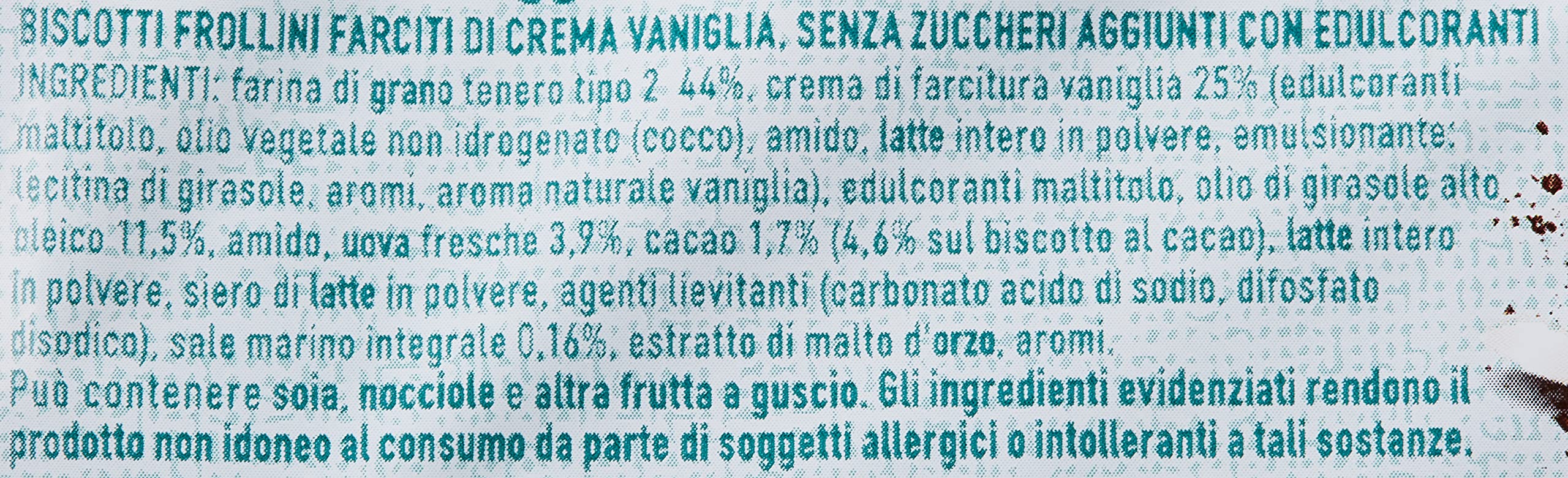 Galbusera BuoniCosì Biscotto Farcito senza Zuccheri Aggiunti con Farina di Tipo 2 - Pacco da 10 x 160 g