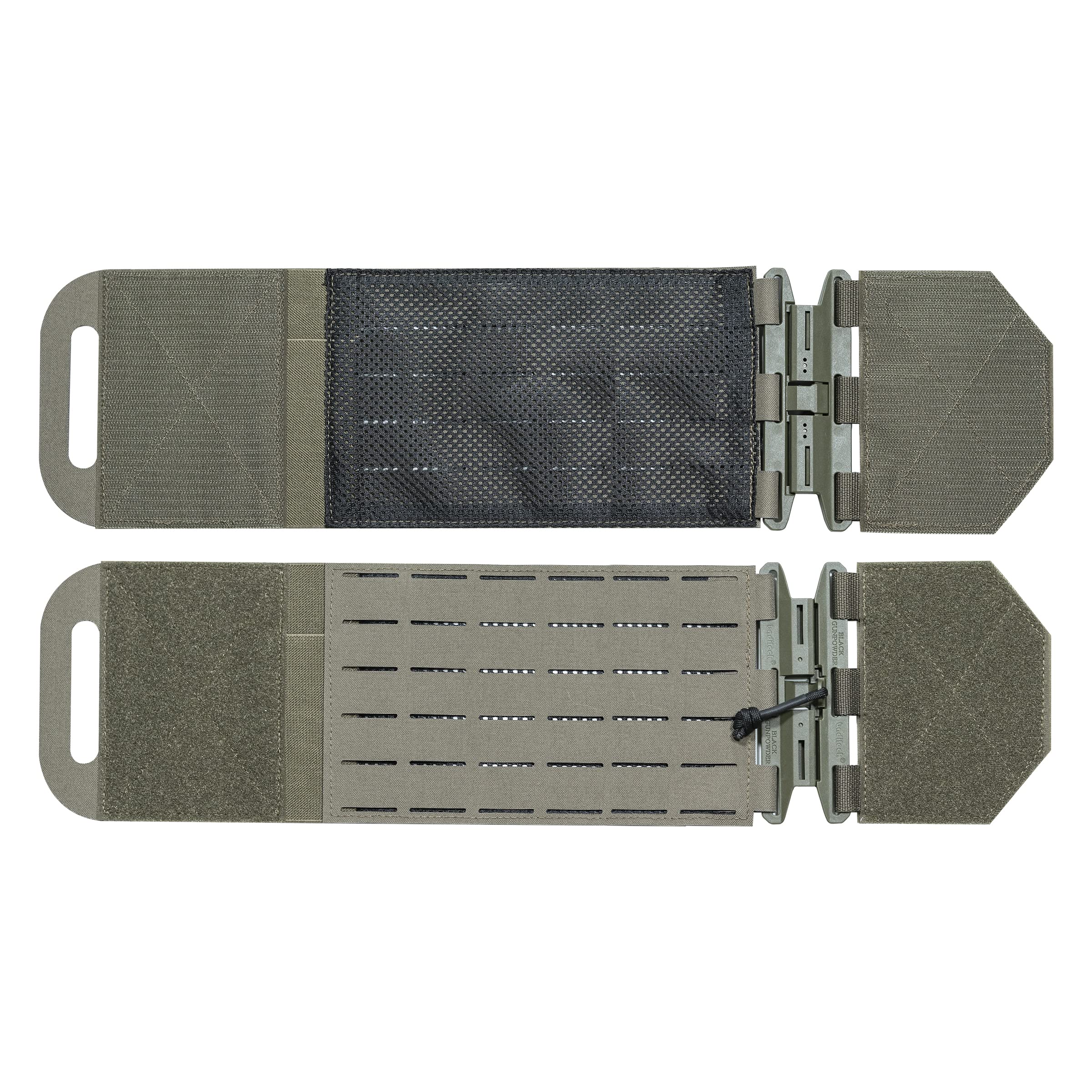 Black Gunpowder Tactical Quick Release Cummerbund Magnetic Buckles Side Belt Cumberbund One Hand Operation Model BG-TC2-V2 (Ranger Green Camo)