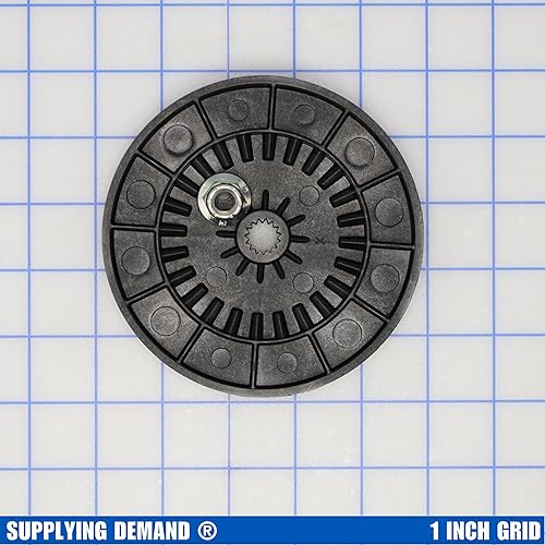 Miniatura 2 de Supplying Demand WH03X32097 WH49X25379 Reemplazo de polea de transmisión y tuerca para lavadora de ropa