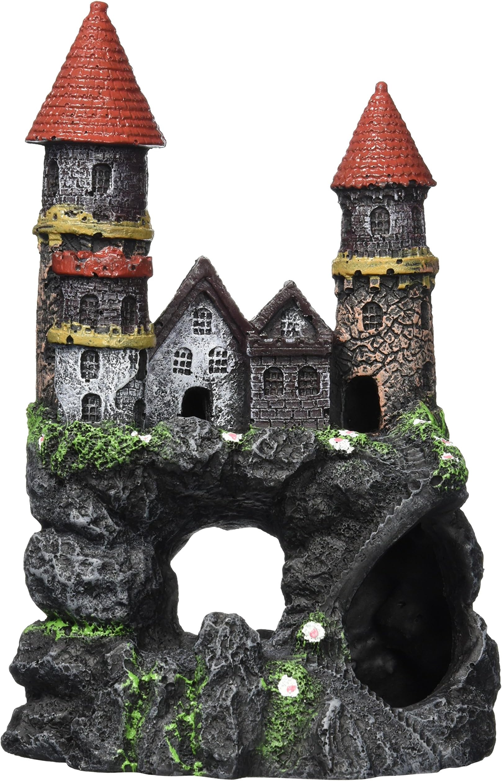 Penn-Plax Aquarium Decoration Enchanting Castle Medium Model