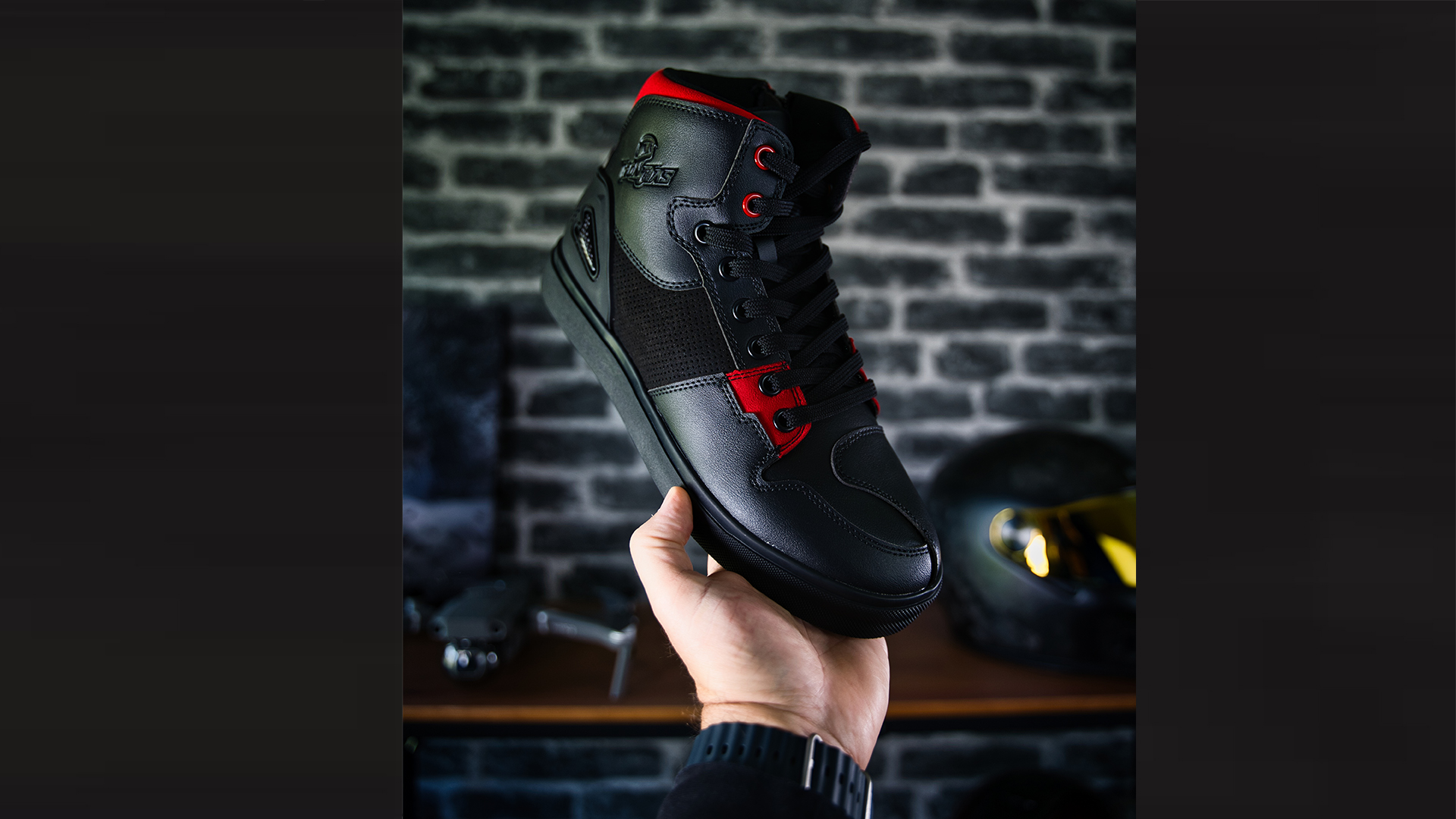 Scarpe Da Moto KEROZEN Con Protezioni - Sneaker Casual Con Chiusura ATOP, Suola Antiscivolo, Supporto Caviglia, Punta Rinforzata