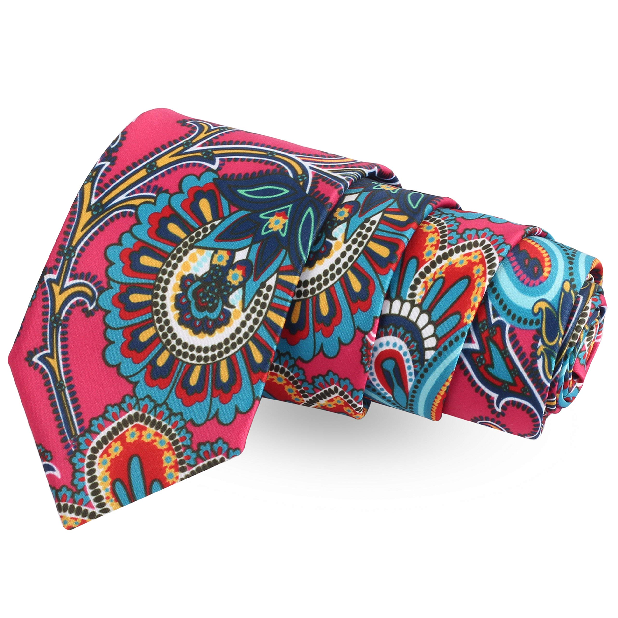 peluche Floral Aura Gift Box (1 pair of Cufflinks, 1 Premium Neck Tie, 1 Premium Pocket Square & 1 pair of Collar Strays)-picture-33