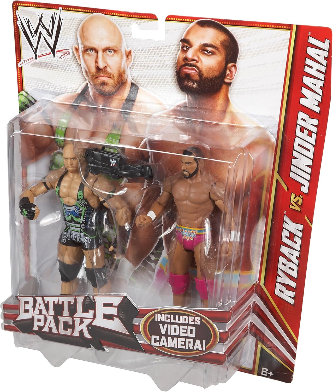 WWE Battle Pack Ryback vs. Jinder Mahal Action Figure, 2-Pack