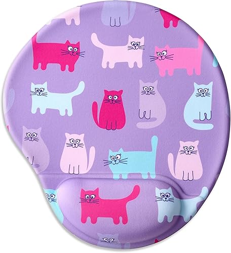 Alfombrilla de mouse ergonómica con soporte de muñeca, bonitas almohadillas de mouse con reposamuñecas, cómoda alfombrilla de mouse para el hogar,