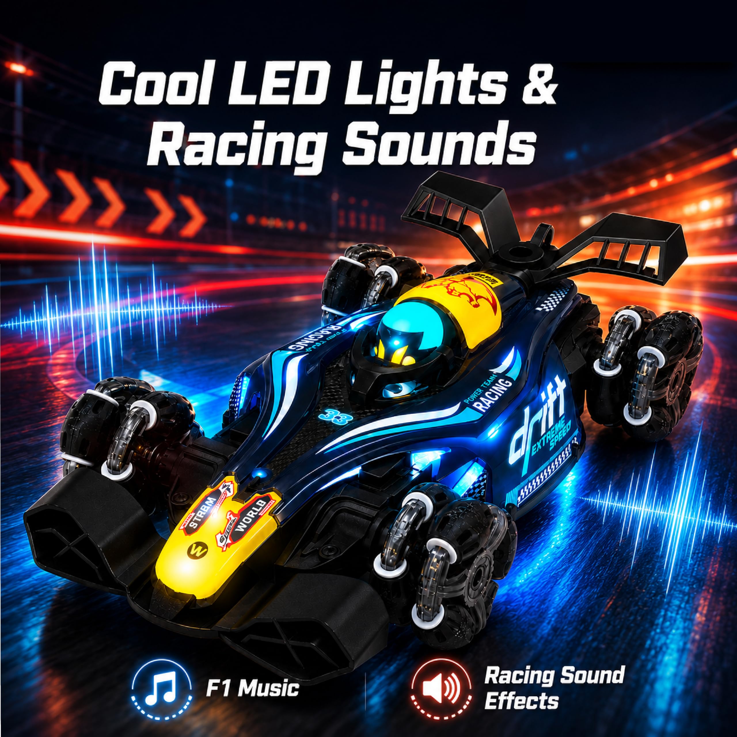 Lifelong F1 RC Car - Drift, Smoke & Lights! -2 Lifelong F1 RC Car - Drift, Smoke & Lights! -2