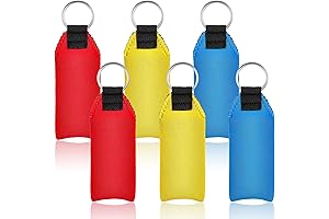 WILLBOND 6 Pieces Floating Boat Keychain Waterproof Floatable Foam Keychain