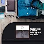 Sacs de vêtement PLX de 40" en noir, sac à costume pour le voyage et le rangement de vêtements de robes, chemises, manteaux en fourrure, vestes et costumes de danse - Housse de costume suspendue pour le rangement dans le placard des hommes et des femmes