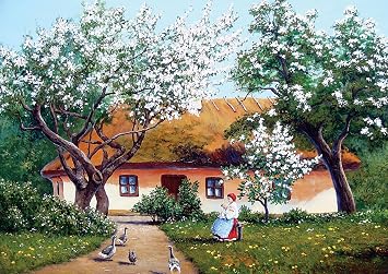 Ördekli Bahçe 1000 Parça Puzzle