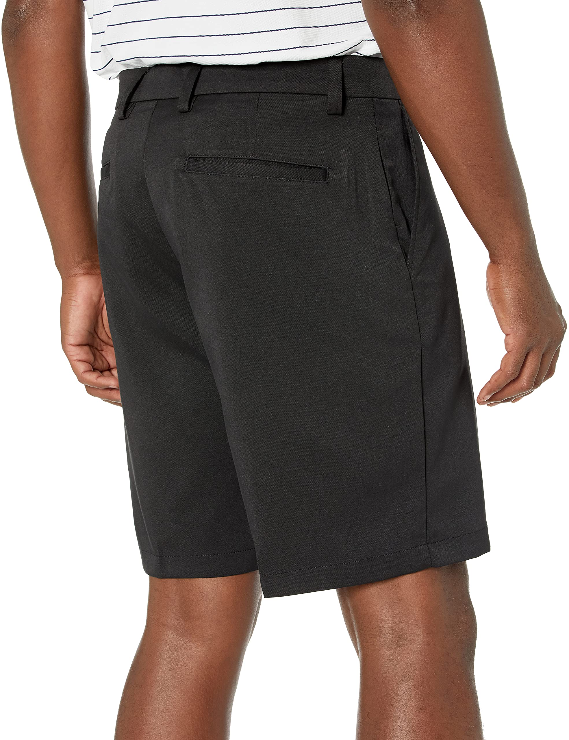 Amazon Essentials Men's Classic-Fit Stretch Golf Short, Black, 58