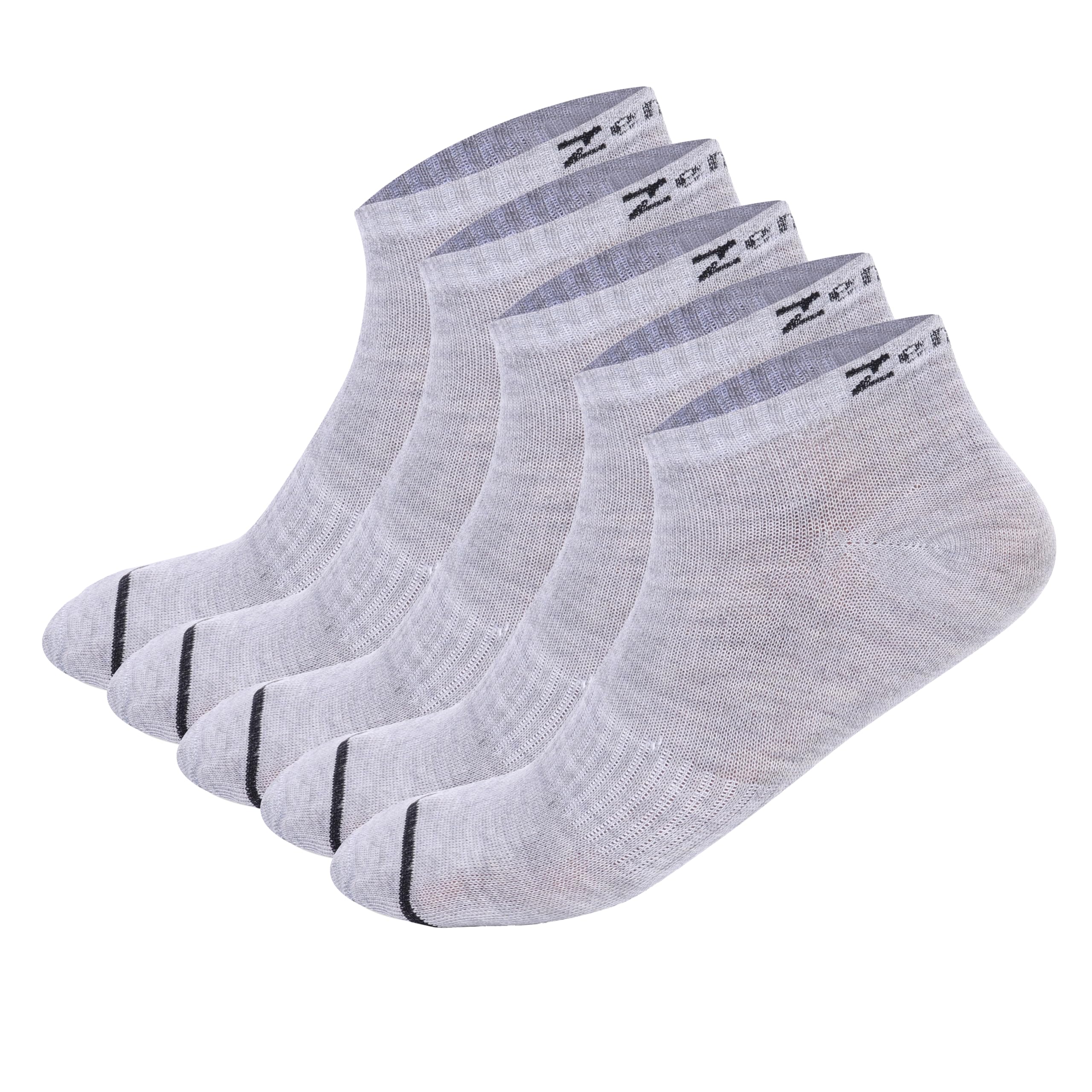 Zensoo Ankle Socks for women And Man Combed Cotton Low Ankle Solid and Plain Color socks Combo pack Use for Gym, Running Casual Wear And (No smell) Unisex Breathable socks for summer - Free Size