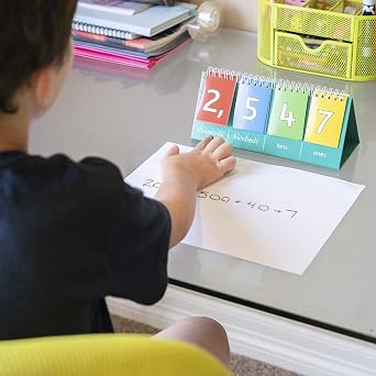 edxeducation Student Place Value Flip Chart | Thousands | Learn to Count by Ones, Tens, Hundreds and Thousands