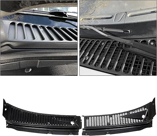 HECASA Kit de paneles de cubiertas de parabrisas compatible con Ford F250 F350 F450 F550 Super Duty 2000-2005 Excursion 1999-2007 Reemplazo para