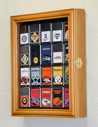Miniatura 3 de 20 Zippo Lighter Display Case Cabinet Holder Wall Rack Box - Lockable