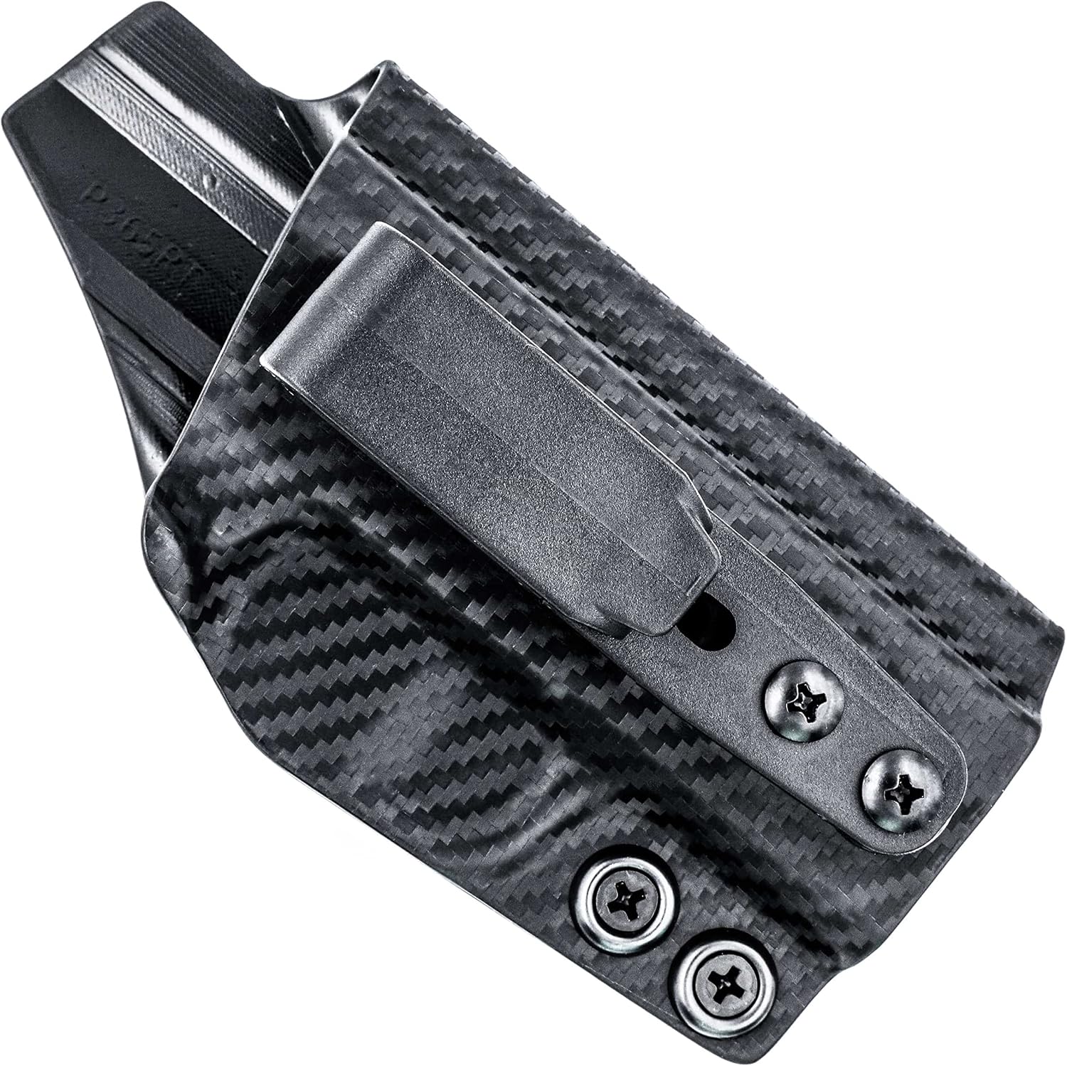 Concealment Express Tuckable IWB KYDEX Holster - Claw Compatible - 'Posi-Click' Retention - Custom Fit - Adj. Cant & Ride Height - 100% US Made (CF BLK)