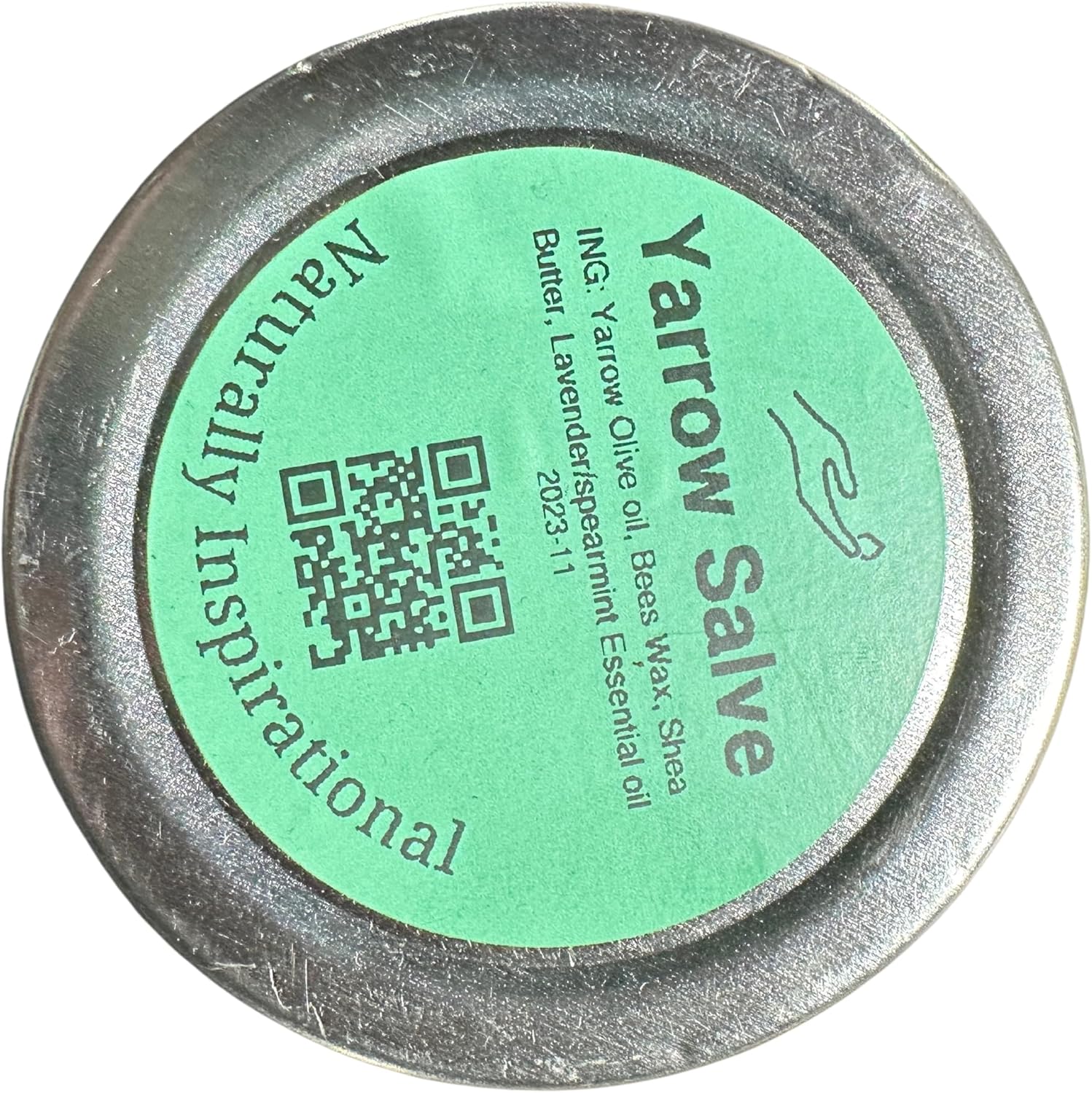 Yarrow Salve – Handcrafted by Naturally Inspirational (4oz Jar) - Image 2