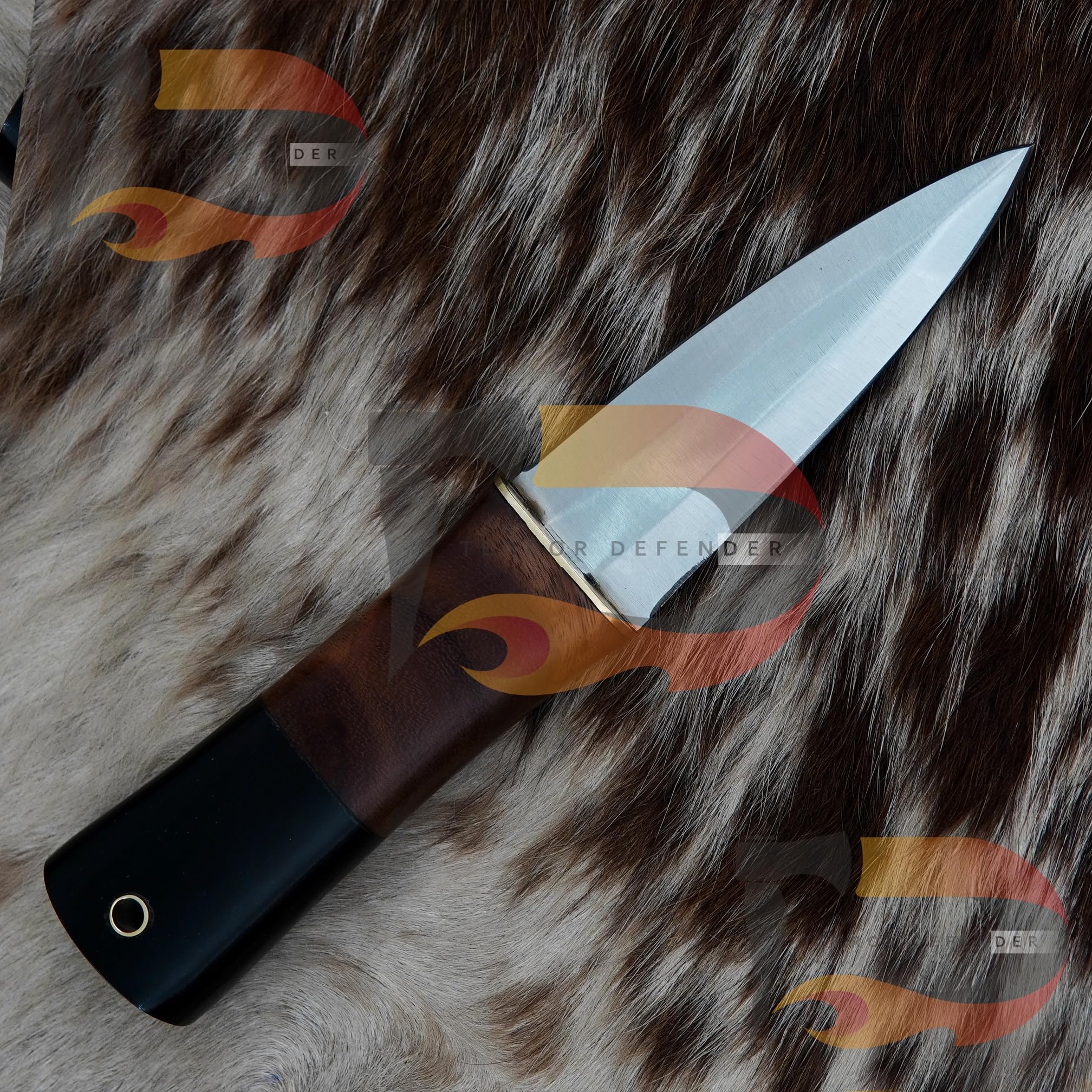 Handmade Celtic Scottish - Stainless Steel Sgian Dubh Dirk knife