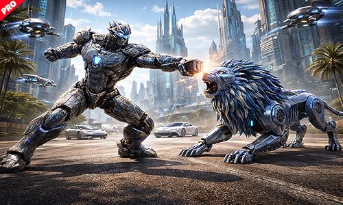 Snow Lion Blizzard Robot Game: Robot Mech Battle Transformation War (PRO) – vue 8