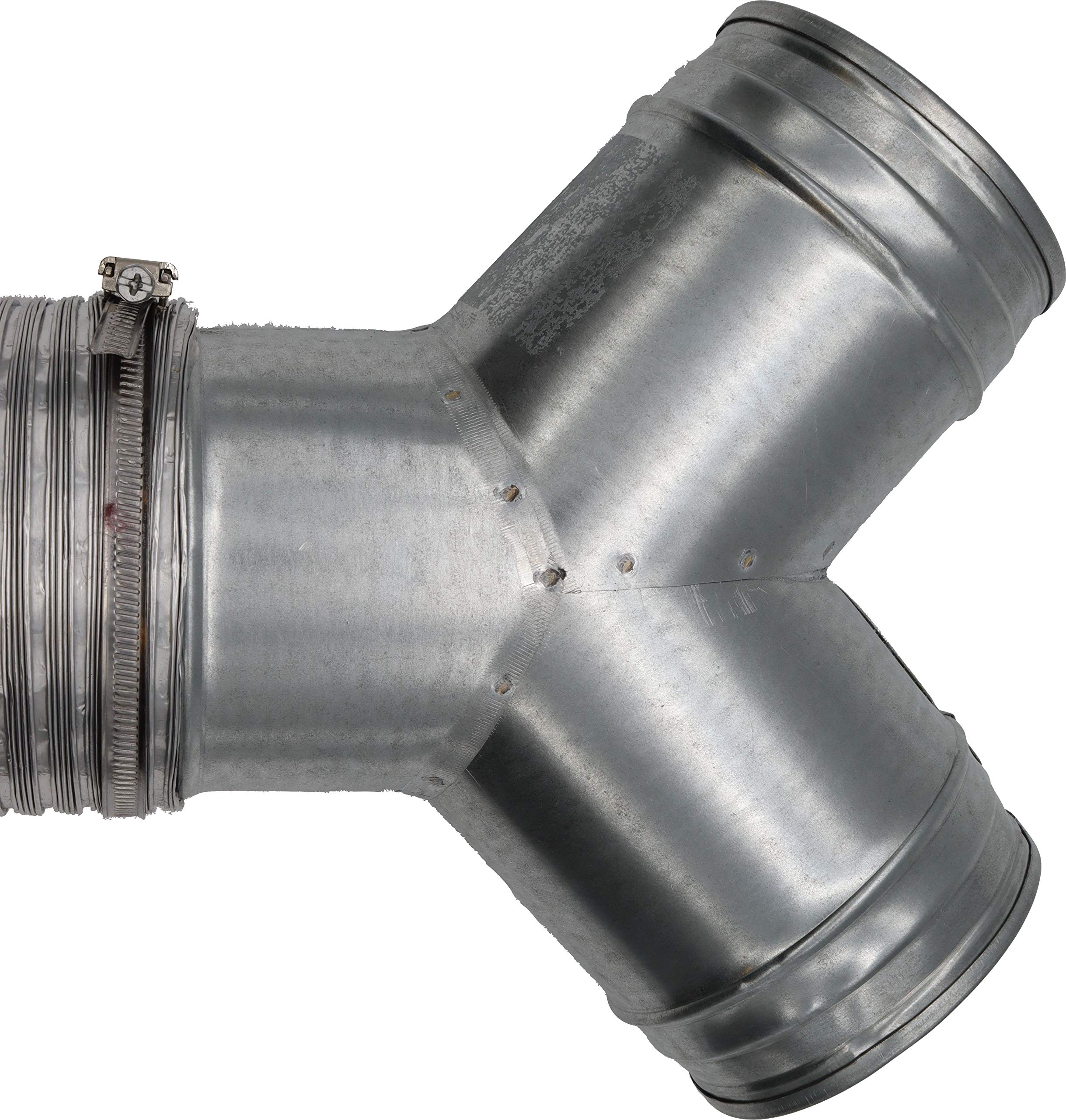 Buy Duct Splitter for Exhaust Fan Dryer Vent Hose 3 Way Duct Hose