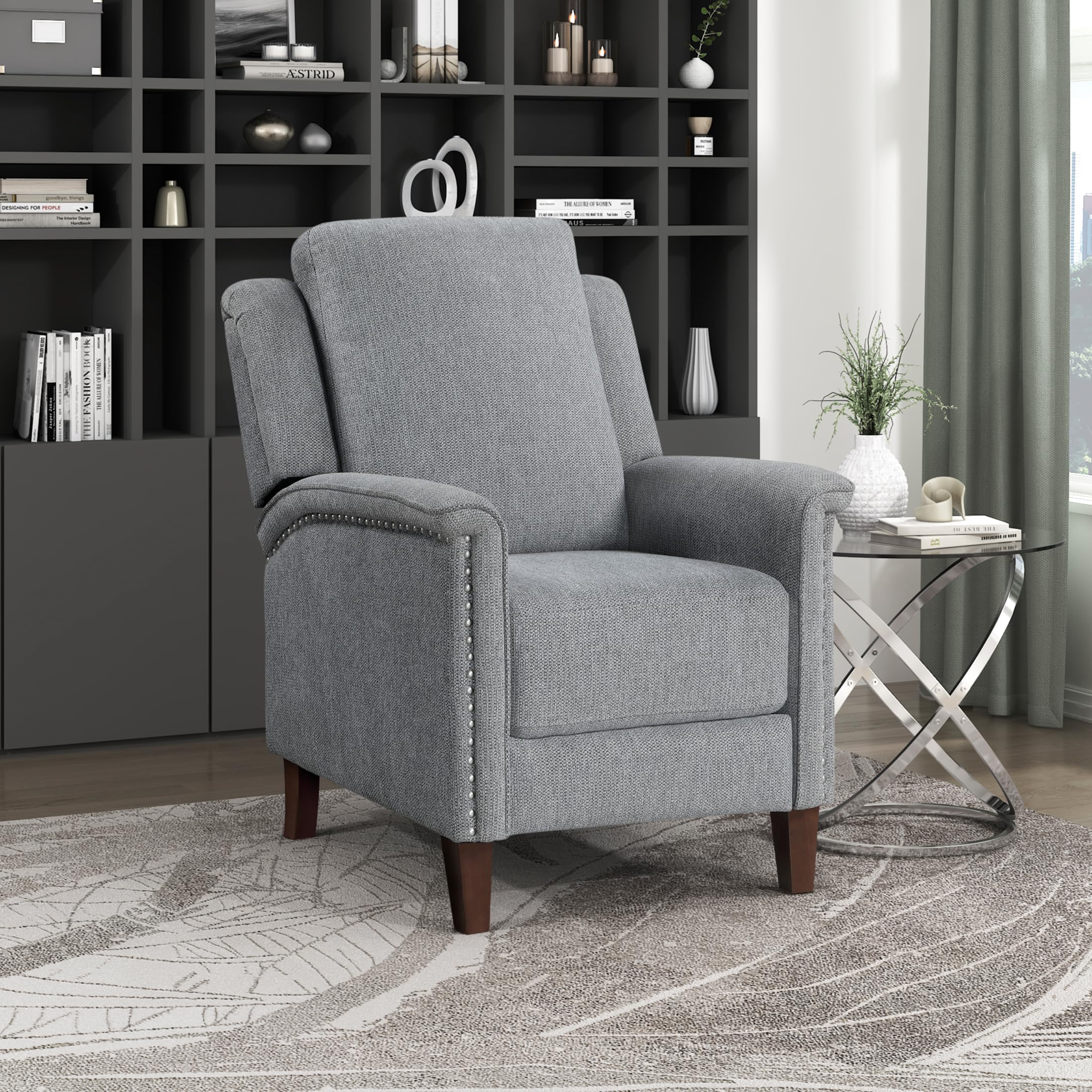 Lexicon Push Back Recliner Gray