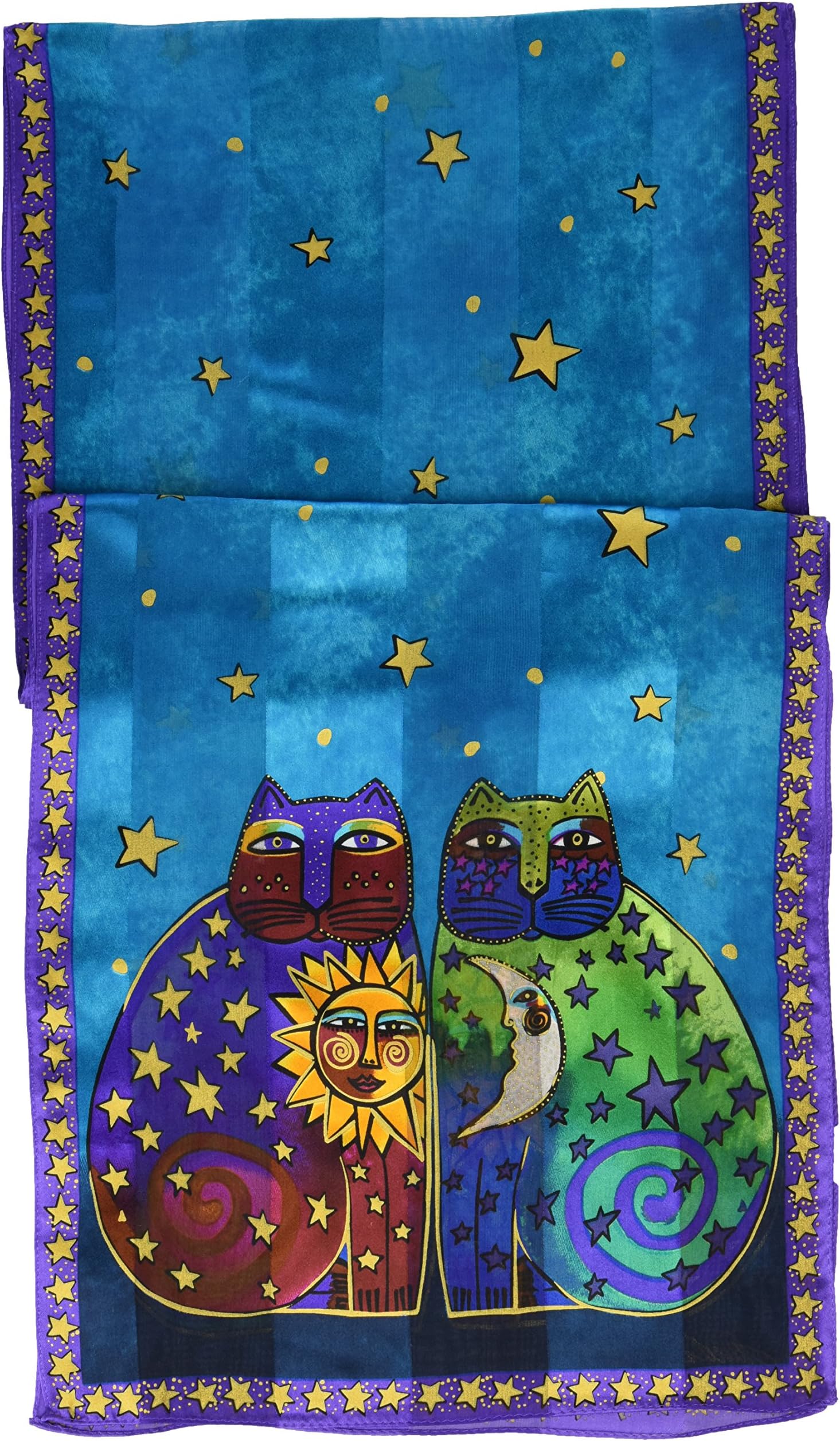 Laurel Burch Scarves, Celestial Felines
