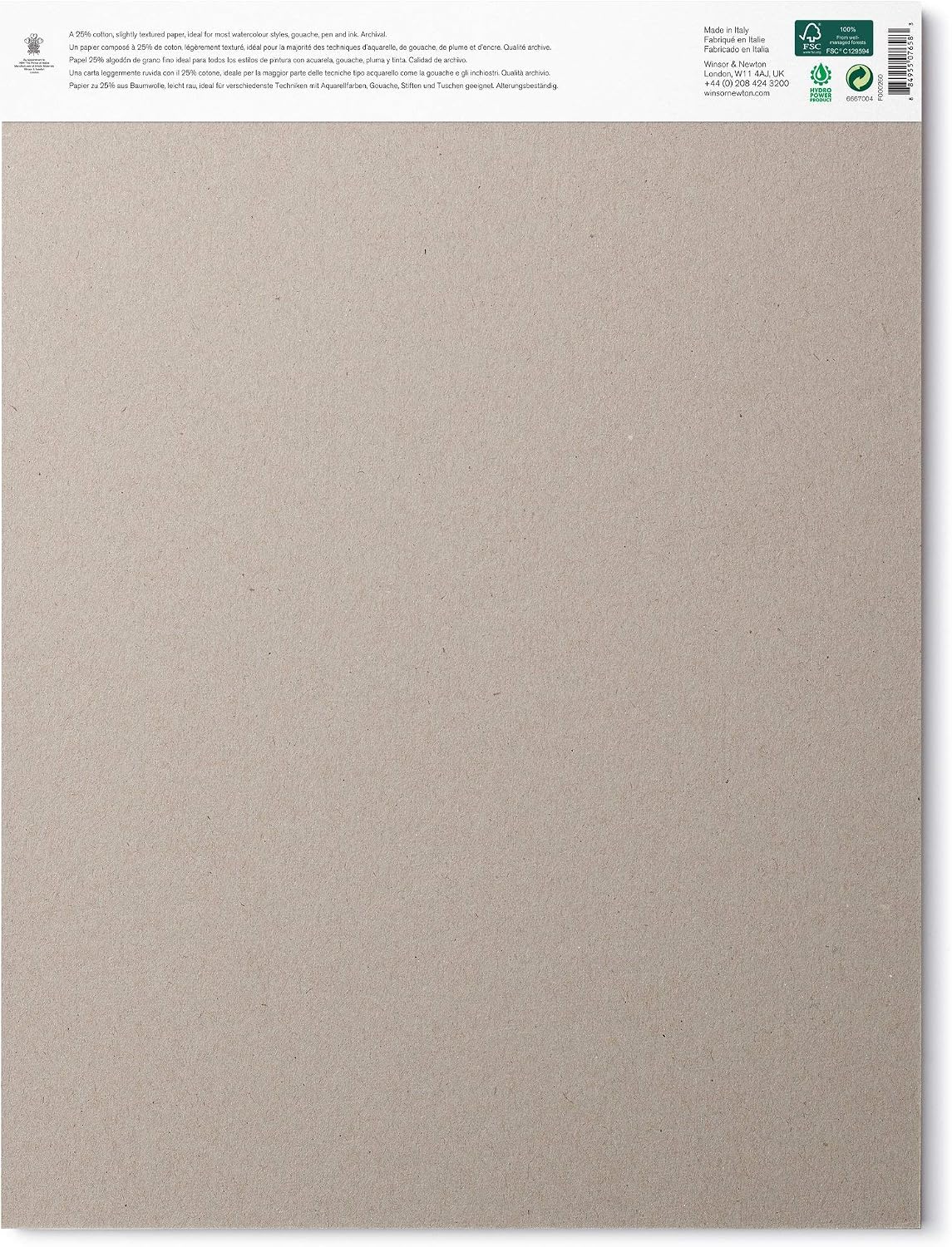 Winsor and Newton Watercolour Paper Pad, 30.5 x 40.6 cm, 12 Sheets, 300 g/m, Glue Bound, Cold Pressed, Acid - Image 3