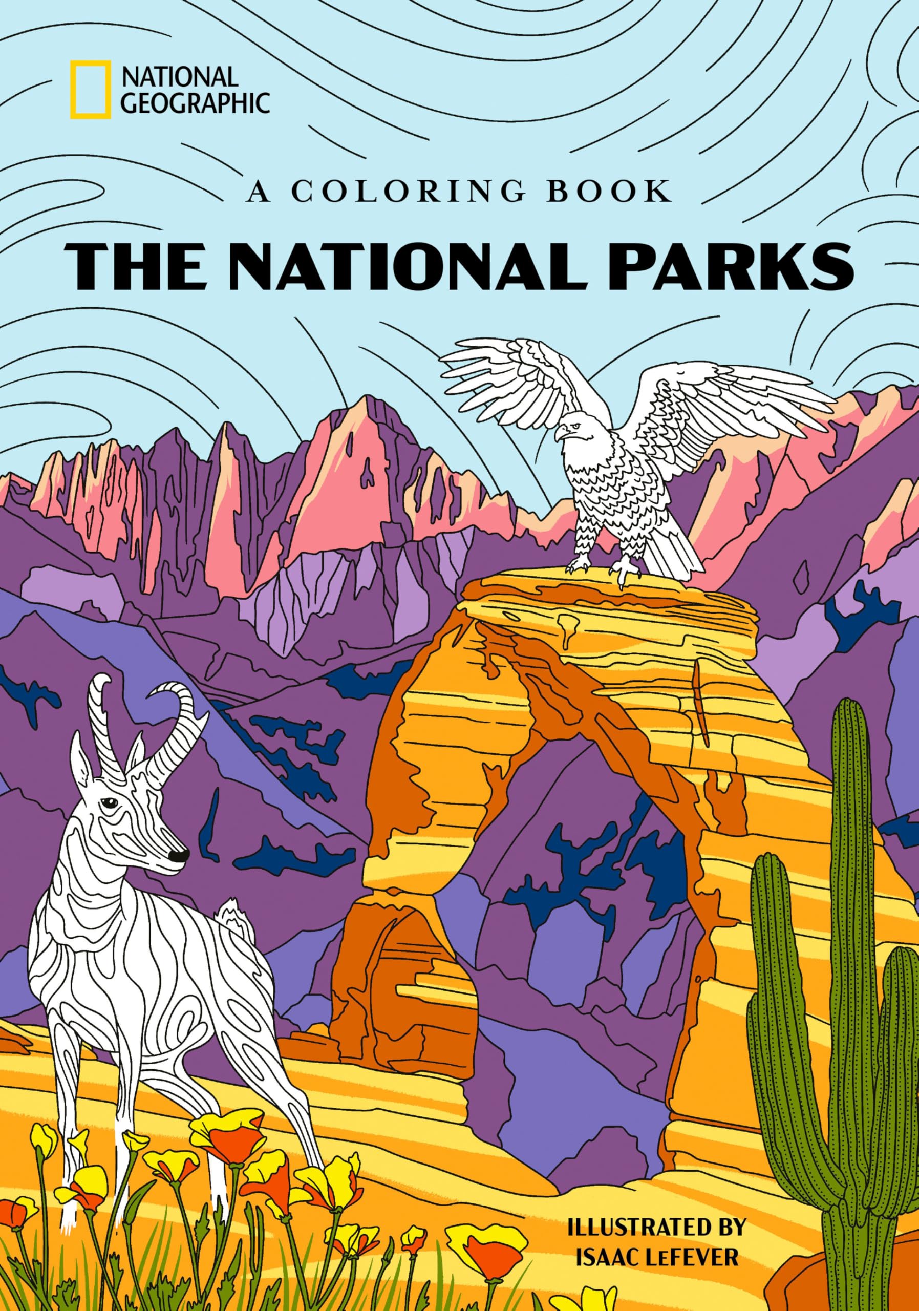 The National Parks: A Coloring Book