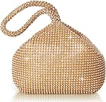 BABEYOND Rhinestone Triangle Sac de soirée d'embrayage pour le bal du mariage Exclusivité Triangle de Strass conçu pour les mariages pour femme, les bals et les soirées