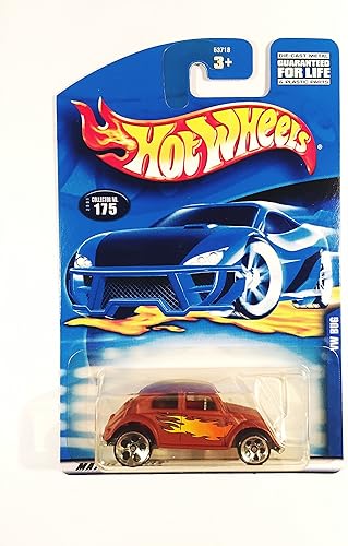 # 2001175Volkswagen Bug 5-hole ruedas Edición Coleccionista coche Mattel Hot Wheels