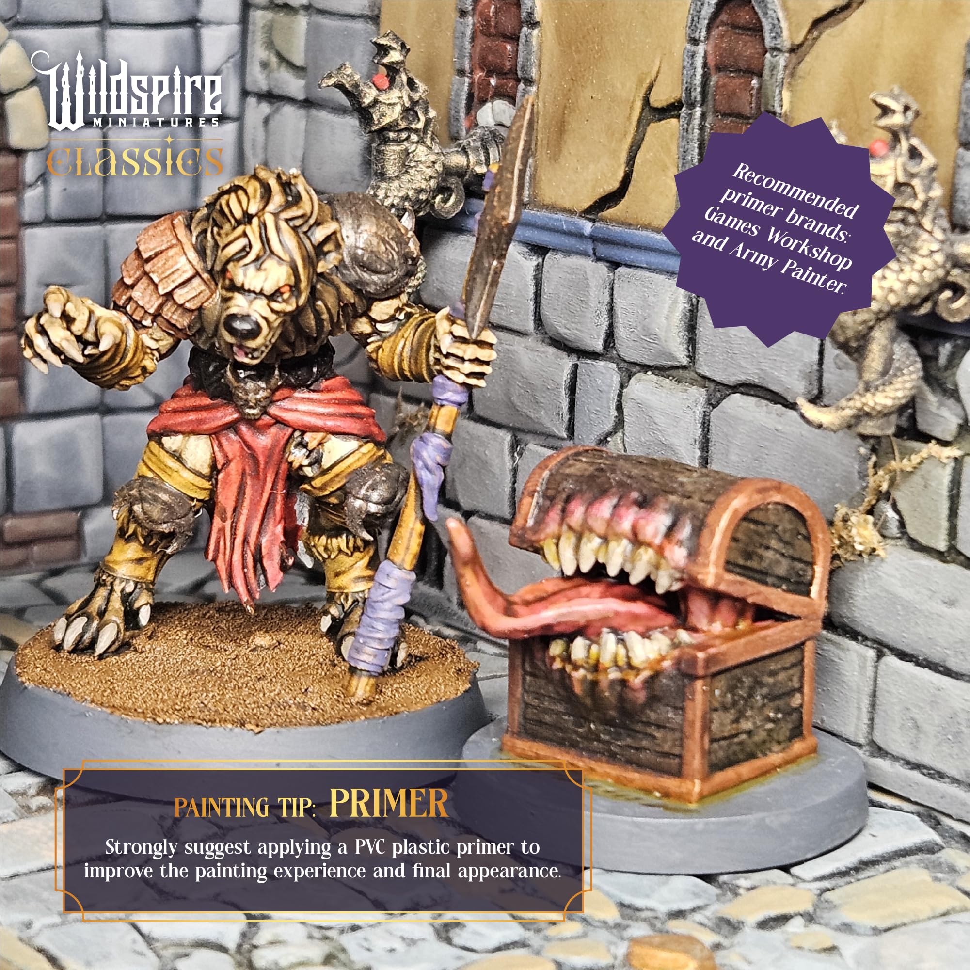The Realm Set - 195 Minis - Heroes, Monsters, NPC Characters for DND Miniatures Bulk I 28mm Dungeon Dragons D&D Miniatures I DND Minis D&D Figures I Pathfinder, Daggerheart, Realm Reforged