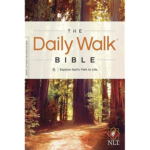 The Daily Walk Bible NLT (Softcover)