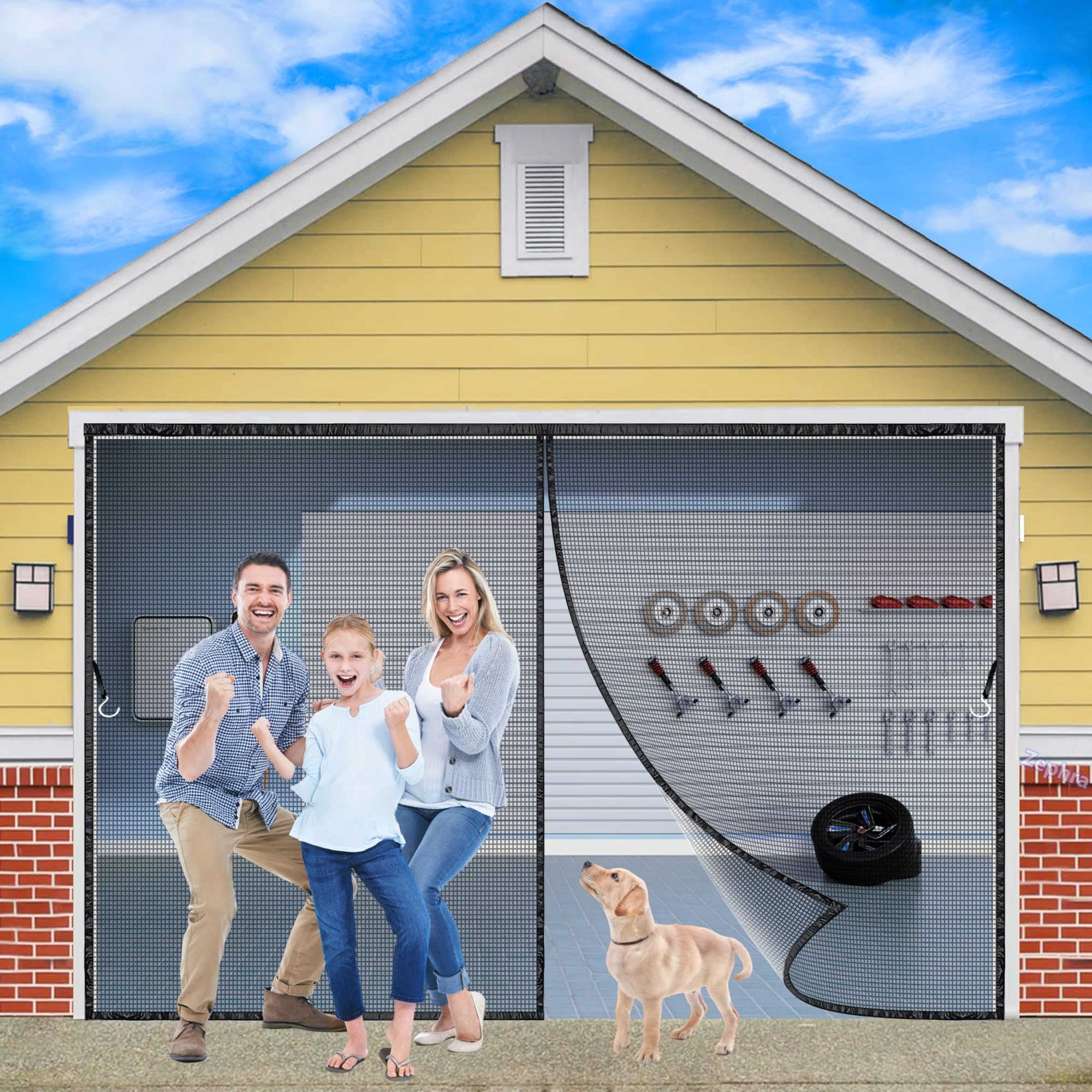 Moustiquaire AimantéE, 280x180cm Porte Fenetre, Fermeture Automatique Rideau Anti Mouche Porte Anti Insecte Mouche Moustique pour Couloirs, Portes JPP1k Noir