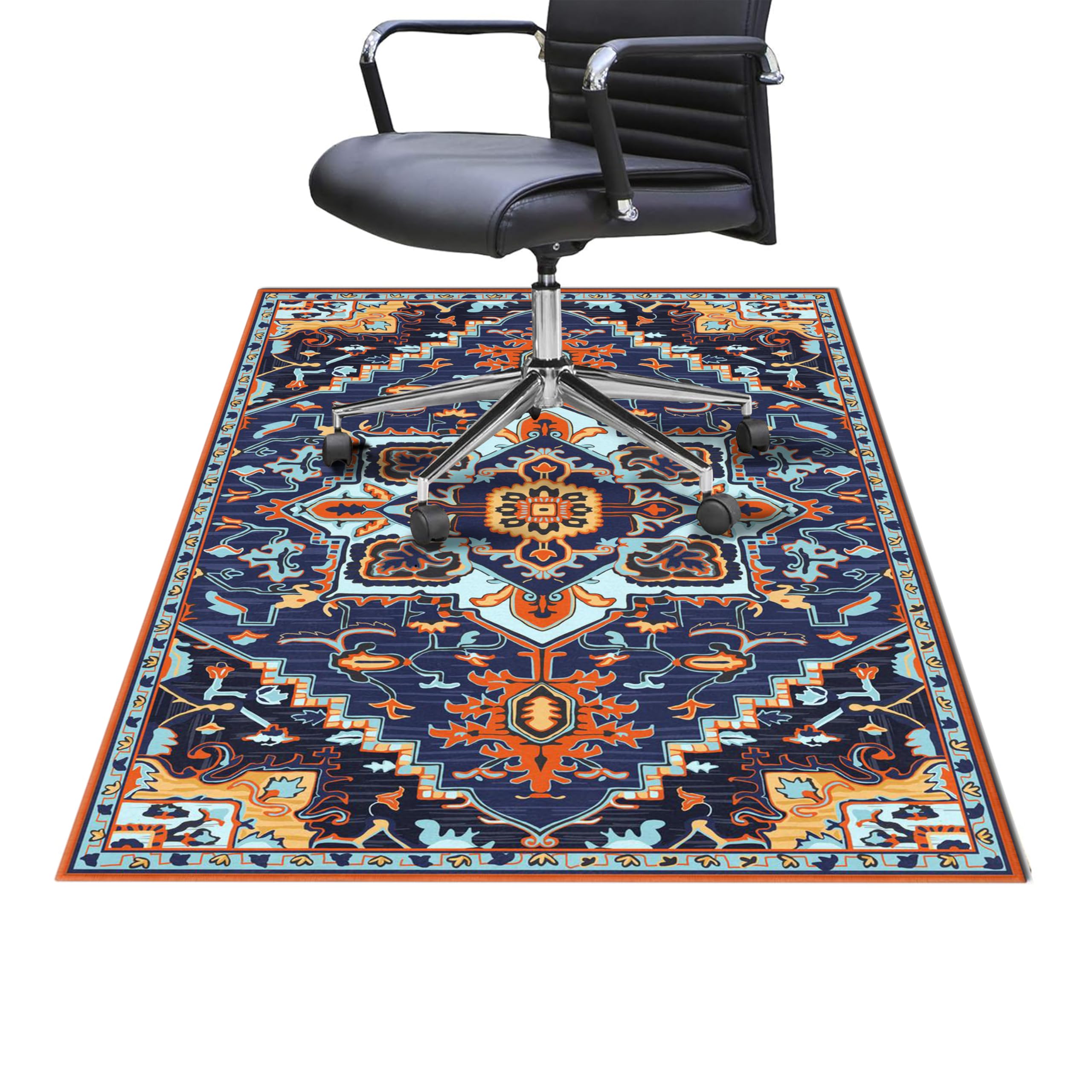 Chair Mat for Hardwood Floor at Home Office Under Desk Chair Mat for Computer Gaming Chair Wheels Easy