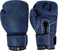 Vista 1 de Cuero genuino antiguo hecho a mano, guantes de boxeo profesionales vintage para entrenamiento y lucha