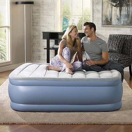 Miniatura 1 de Simmons beautyrest Hi-Loft Express colchón raised-profile de aire inflable cama de aire con bomba de exterior, full