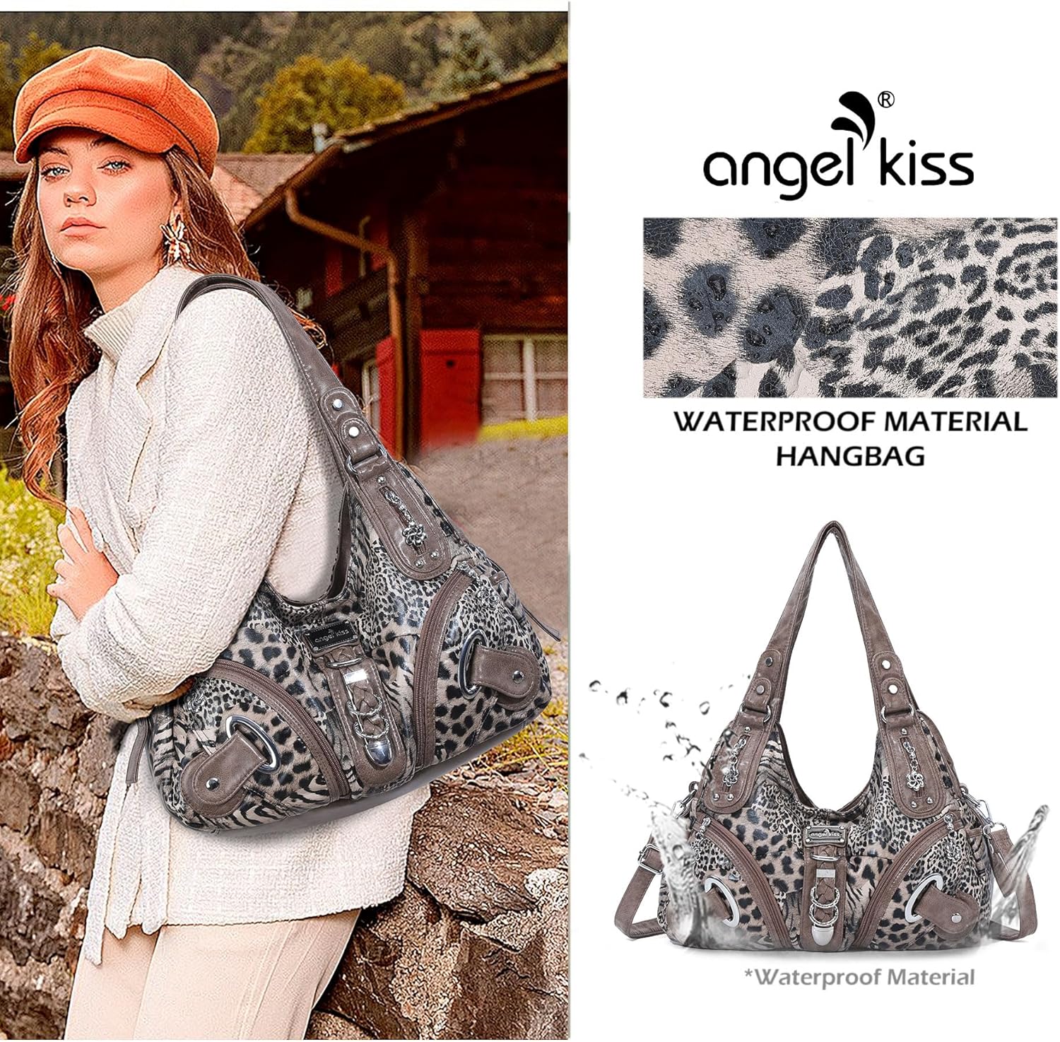 Angelkiss Hobo Purses and handbags for Women Satchel Handbag Women Purses Large Daily Shoulder Bags | Purses, handbags, Handbag, Women Purses, Large, Daily - Image 3