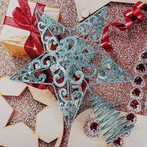 Miniatura 6 de Aneco - Decoración para árbol de Navidad (metal, 10 pulgadas)